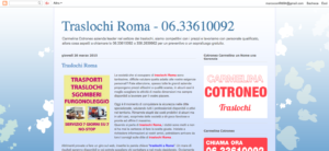 Traslochi Roma 06 33610092